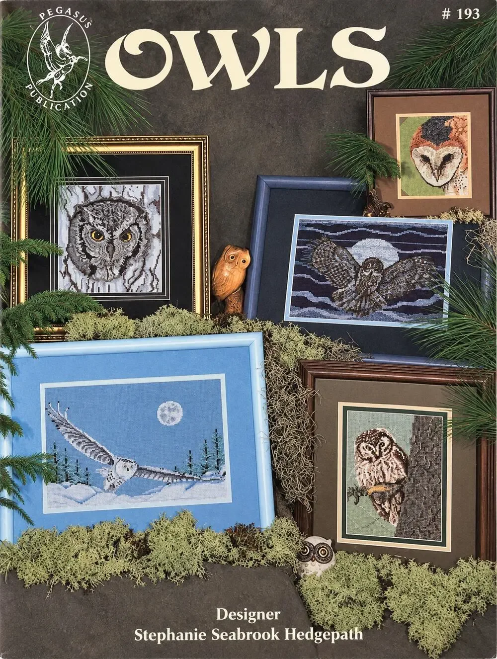 Pegasus Publications OWLS 193 Stephanie Seabrook Hedgepath Cross Stitch Chart